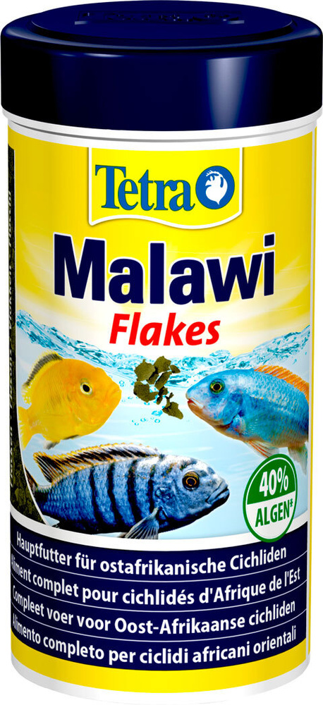 Хлопья TETRA MALAWI FLAKES корм хлопья для травоядных цихлид (250 мл)  #1