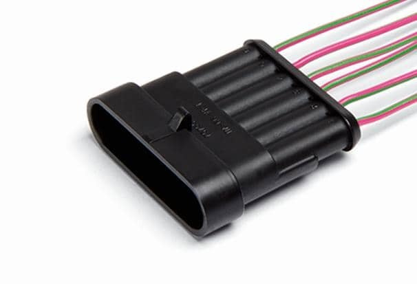 Разъем 282108 штыревой 6-контактный, жгута форсунок, к жгуту ЭСУД ГАЗ ...