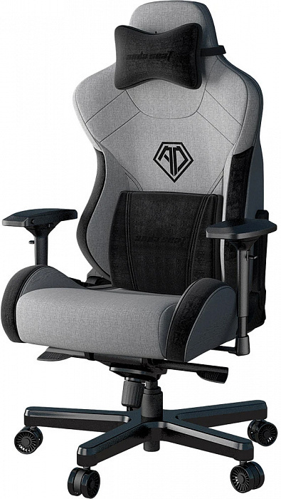 AndaSeat Игровое компьютерное кресло, Лён, Серый #1
