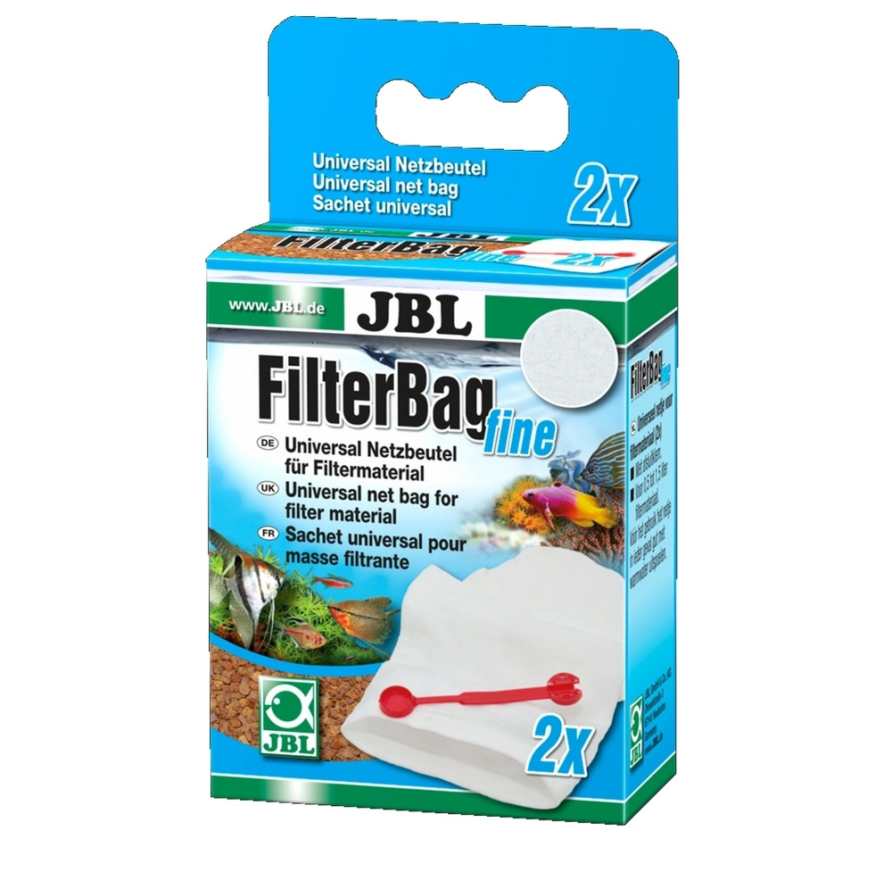 JBL FilterBag, 2шт. в упаковке- мешочки для мелких фильтрующих материалов с зажимом, ячейка 0,5х0,5мм #1