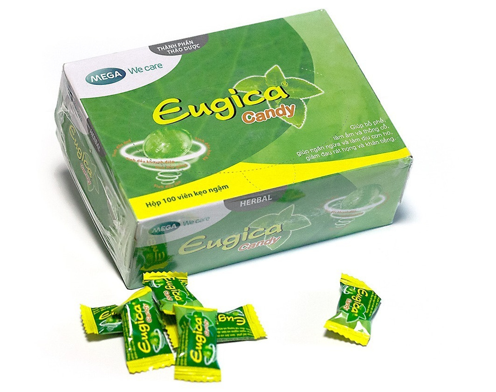 Эффективные детские леденцы от горла, кашля и простуды Eugica Candy ...