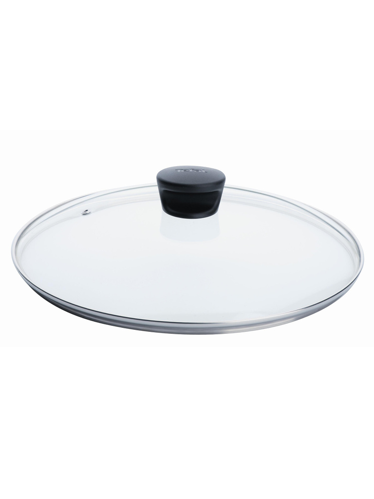 Кухонная стеклянная крышка 24 см Tefal 04090124 от брызг, для сковороды ...