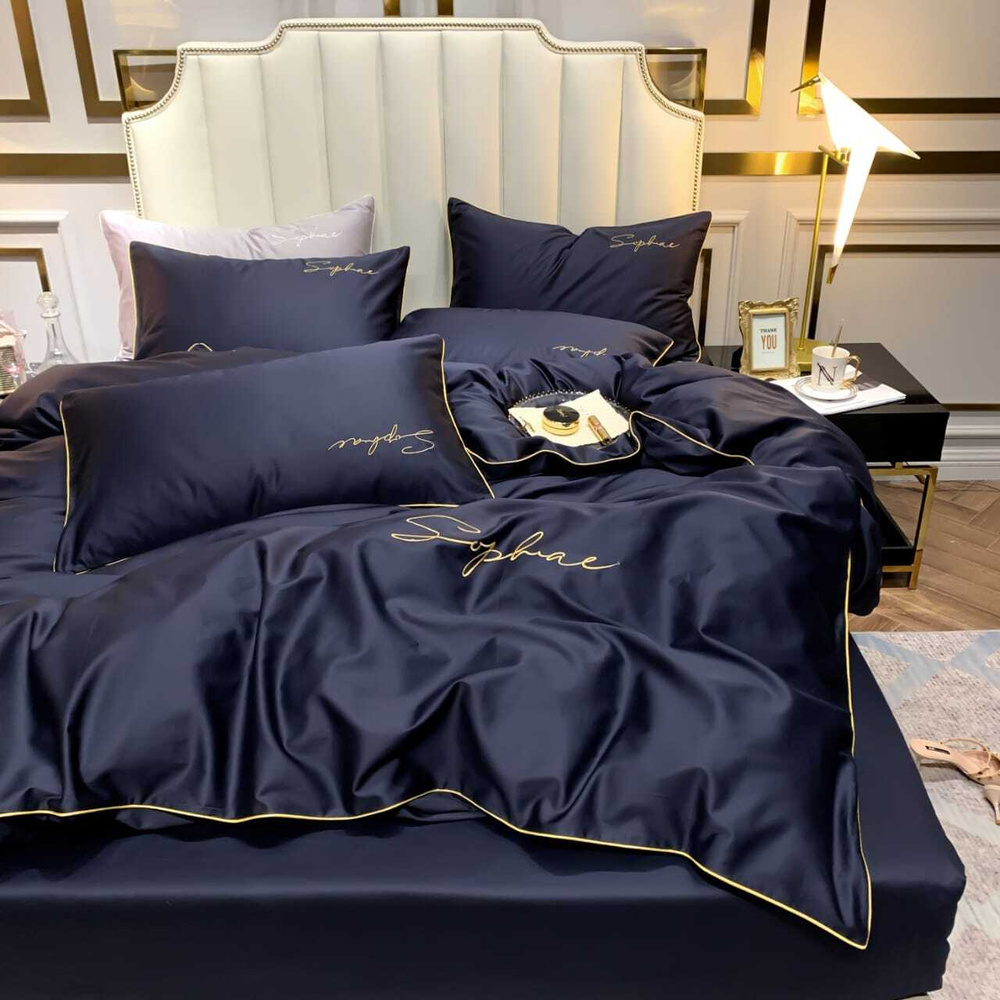 Комплект постельного белья Mency кпб евро , наволочки 50x70, 70x70 - купить  по выгодной цене в интернет-магазине OZON (1080489458)