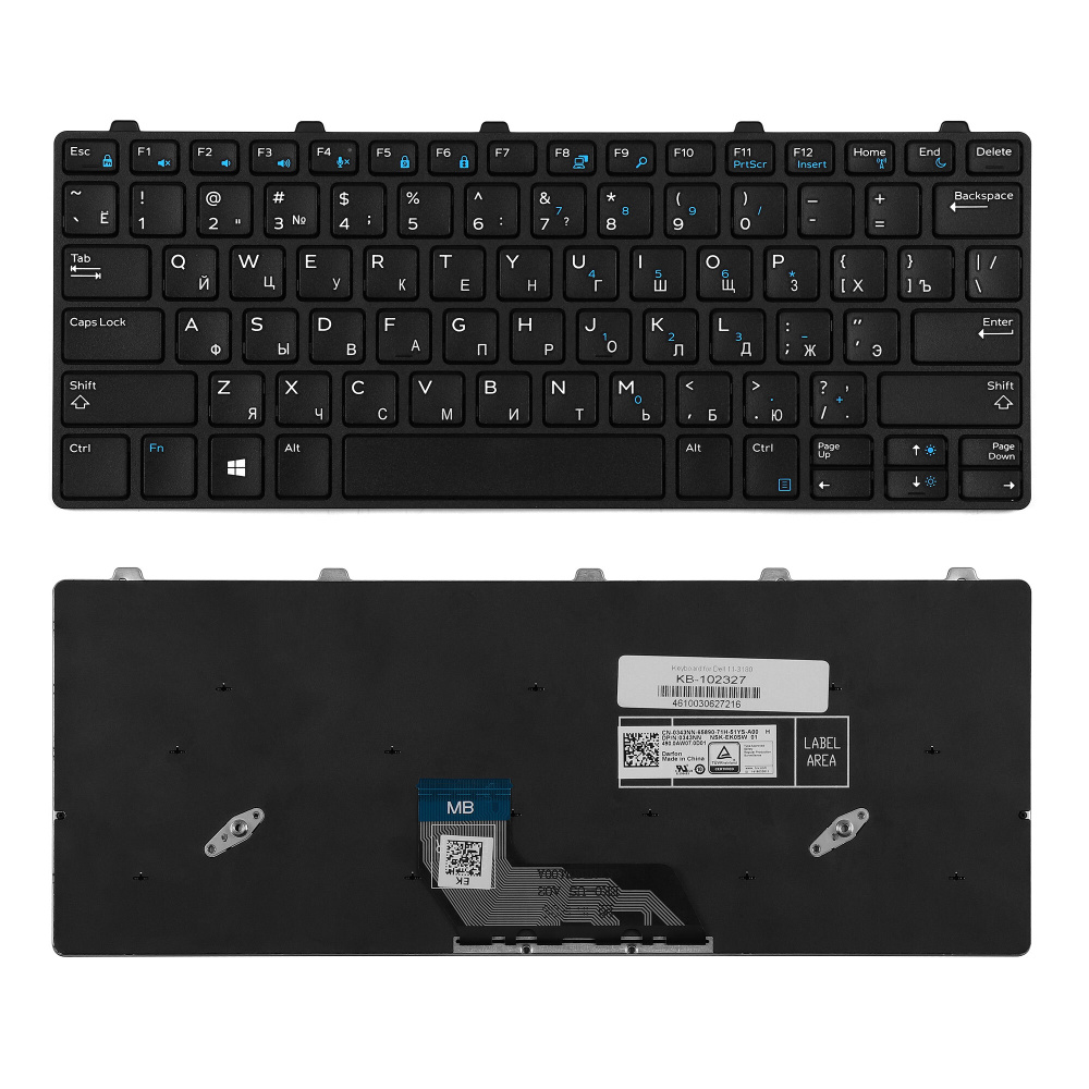 Клавиатура для ноутбука Dell Inspiron 11-3180, 3189 #1