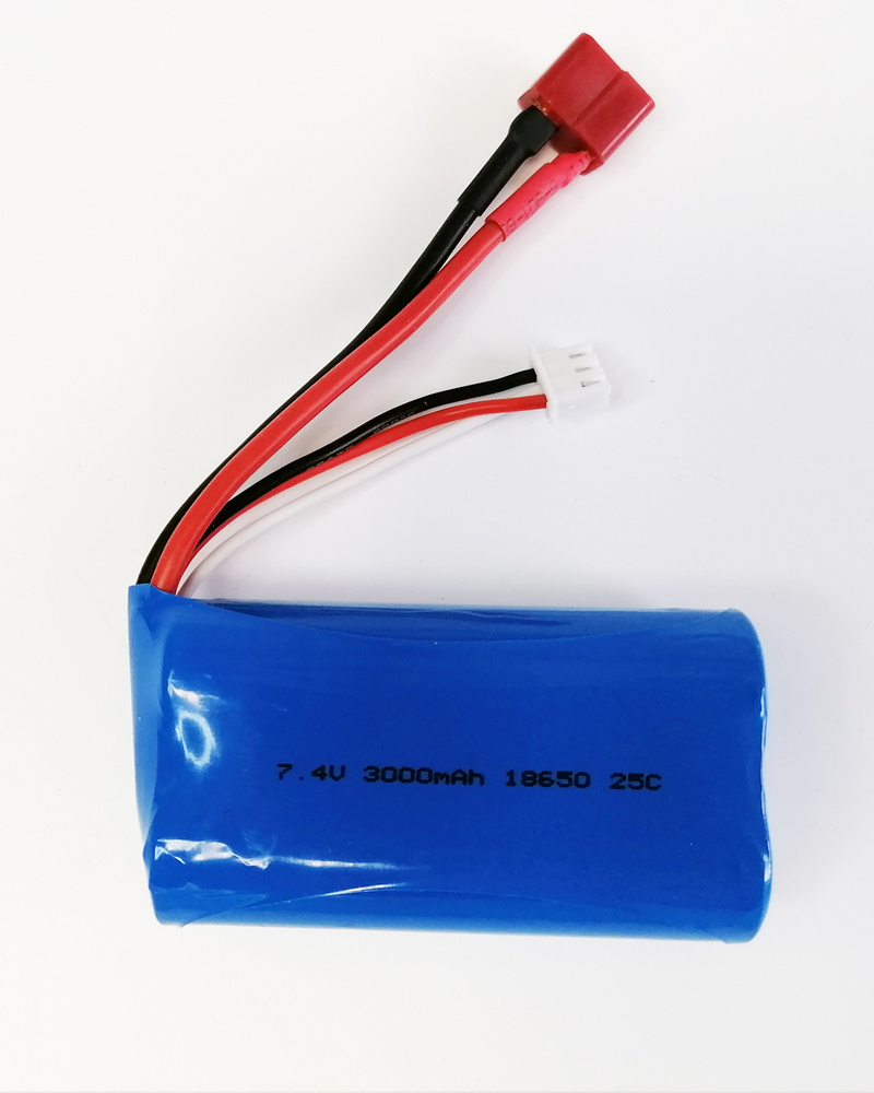 Аккумулятор 7.4V 3000mAh Li-Ion 18650 для Remo Hobby 1/16 Smax, S-Evor, Rocket, Dingo #1