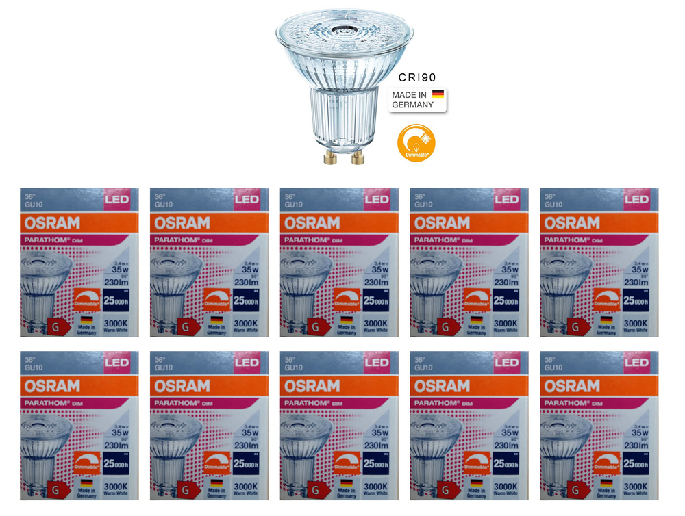 osram par16 35 25 m2