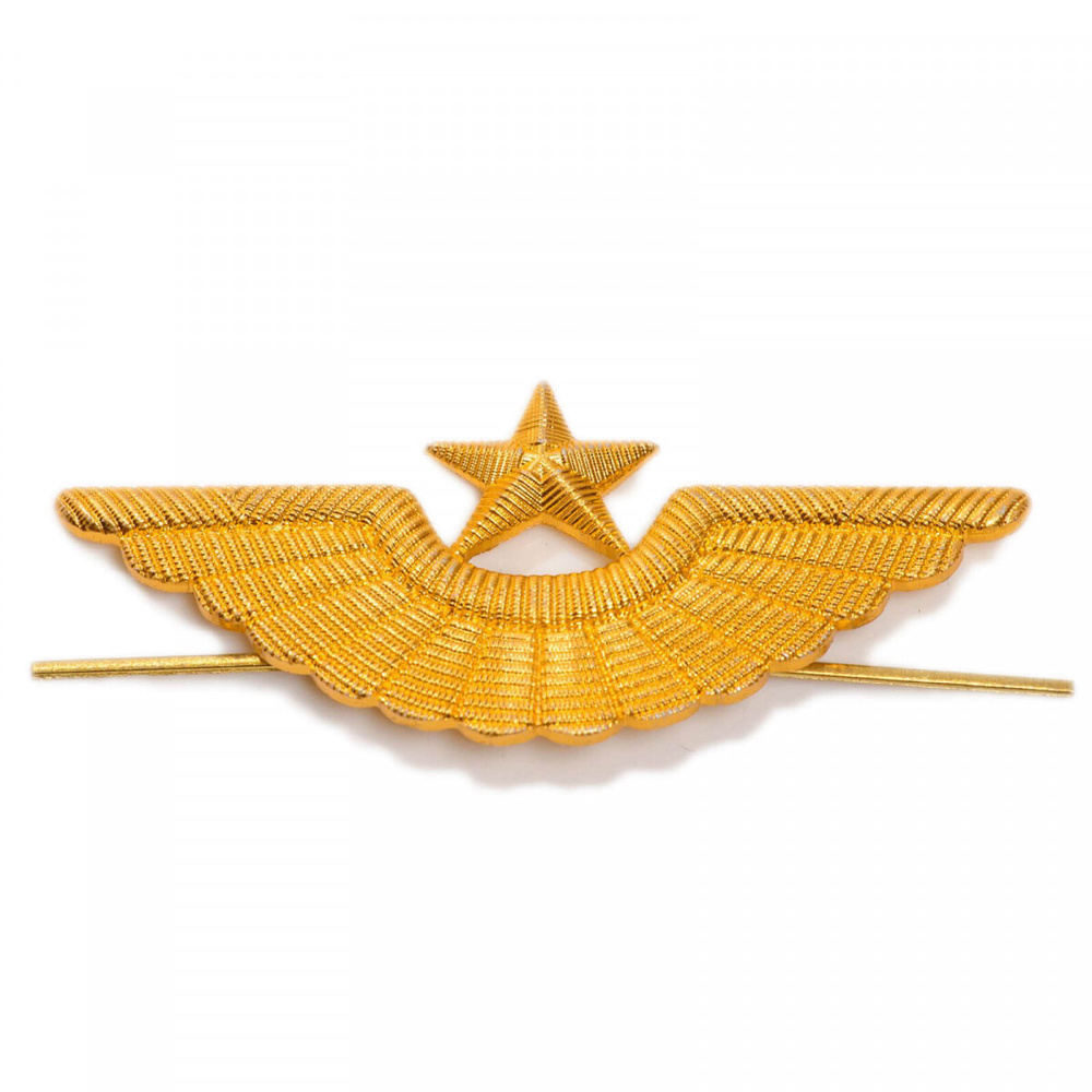 Эмблема МО ВВС на тулью (большая звезда, крылья) - купить с доставкой ...