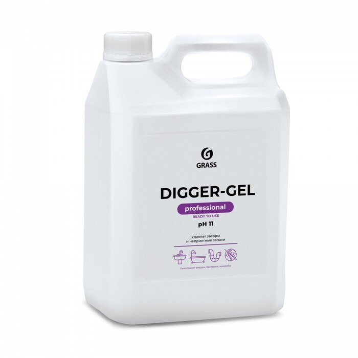 Средство для прочистки труб Grass Digger-Gel, гель, 5.3 л #1