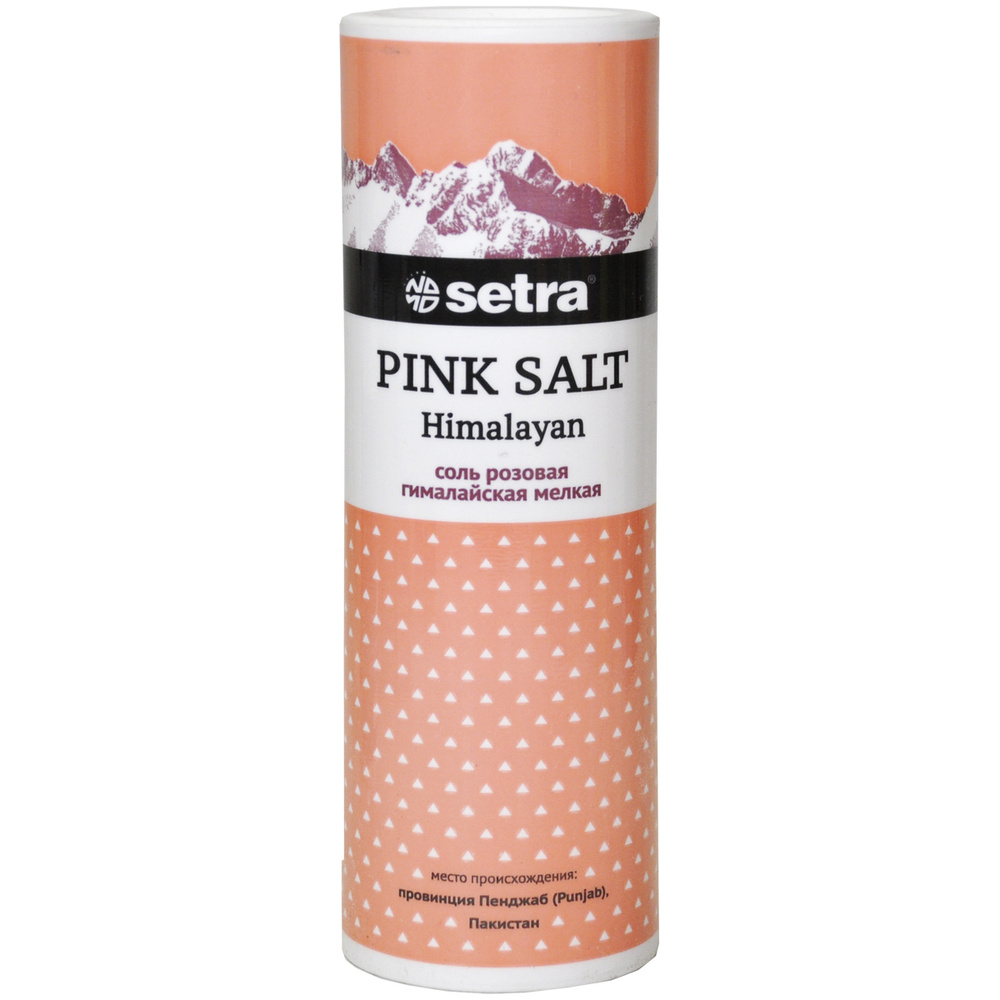 Соль розовая гималайская мелкая (солонка), Setra, 250 г #1