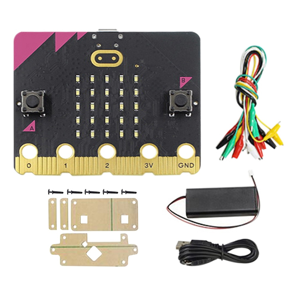 BBC MicroBit V22 Go Kit Встроенная динамик-микрофонная макетная плата ...