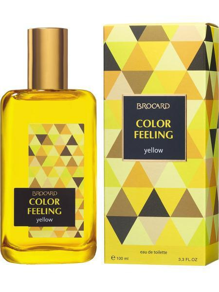 BROCARD unisex COLOR FEELING - YELLOW Туалетная вода 100 мл. (желтый) #1