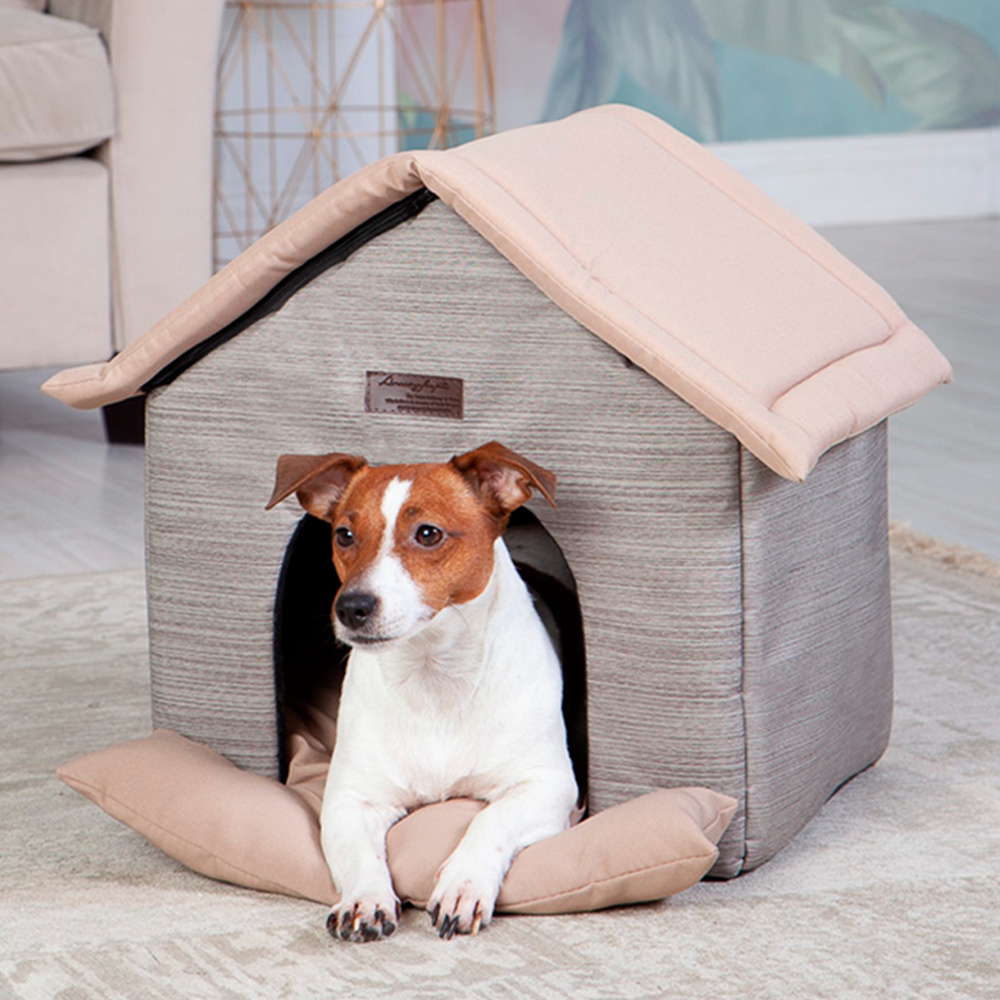 Лежаки и домики для собак – купить в интернет-магазине Четыре Лапы
