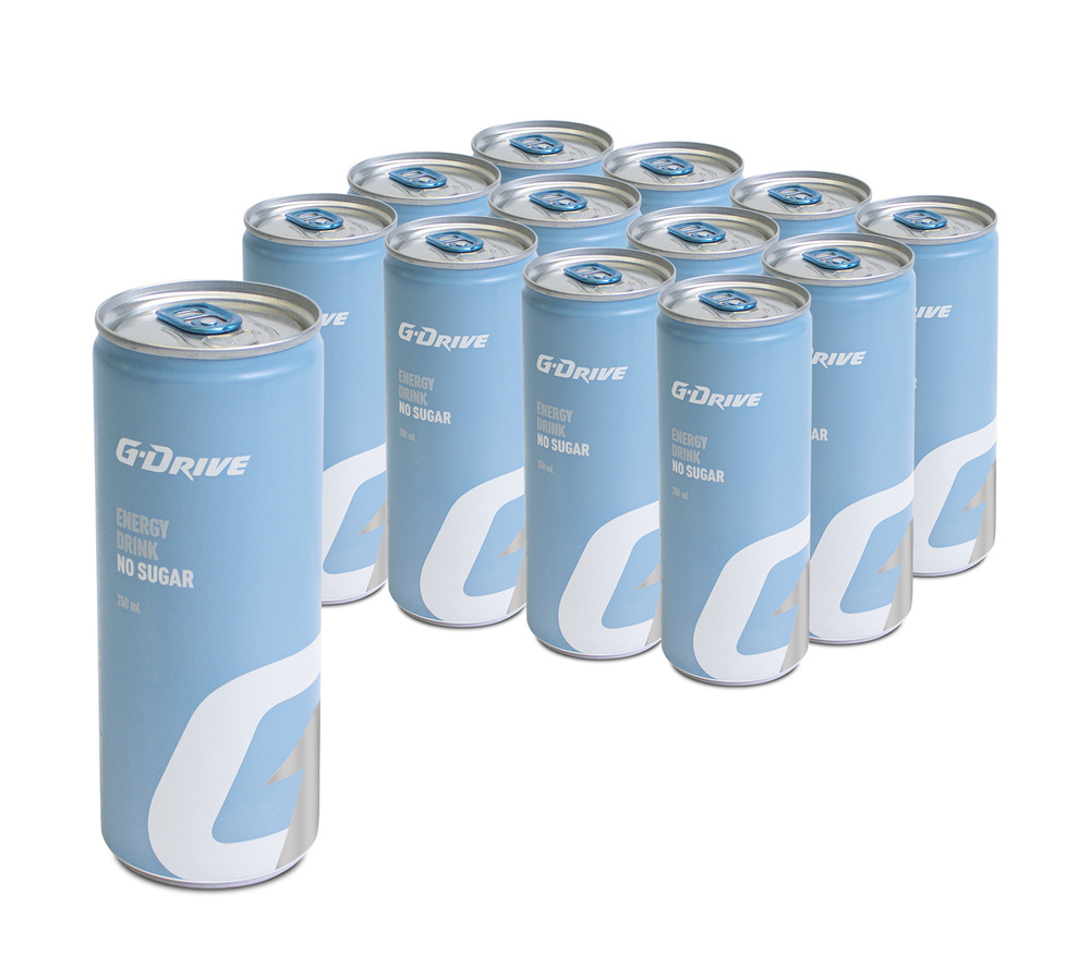 Энергетический напиток G-Drive Original No Sugar 0,25х12 - купить с ...