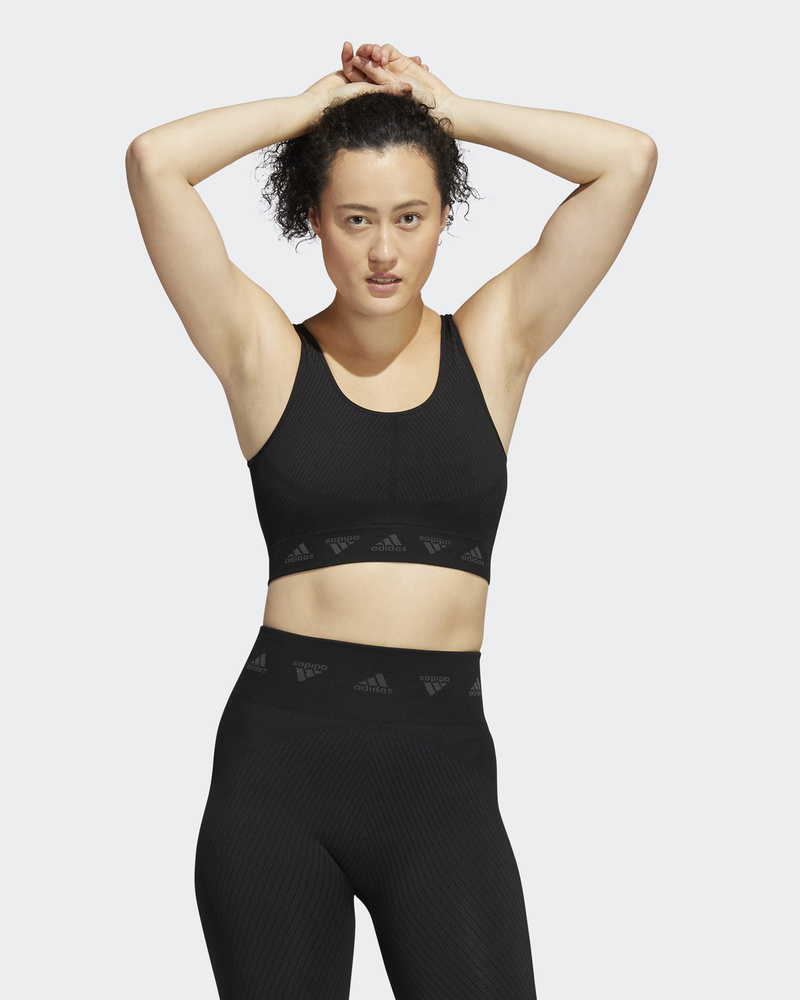 Топ-бра adidas adidas AEROKNIT Light-Support Bra #1