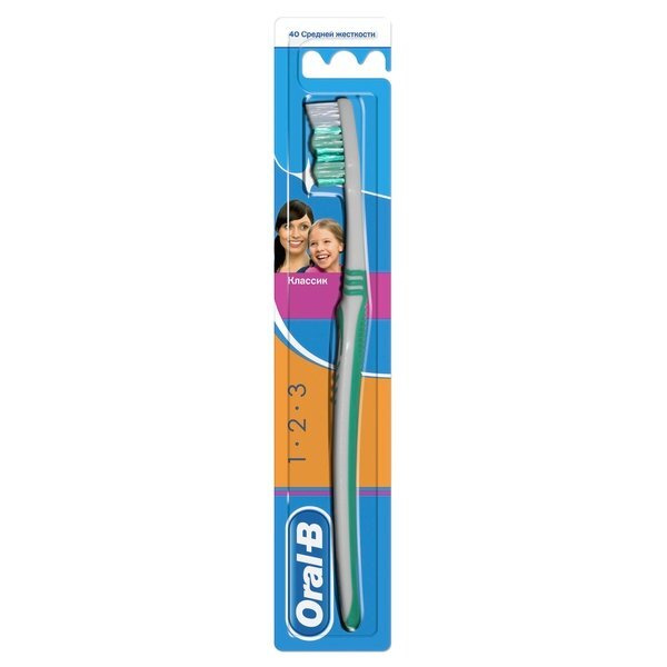 Электрическая зубная щетка Oral-B ОРАЛ БИ щетка зубная 1-2-3 Классик ...
