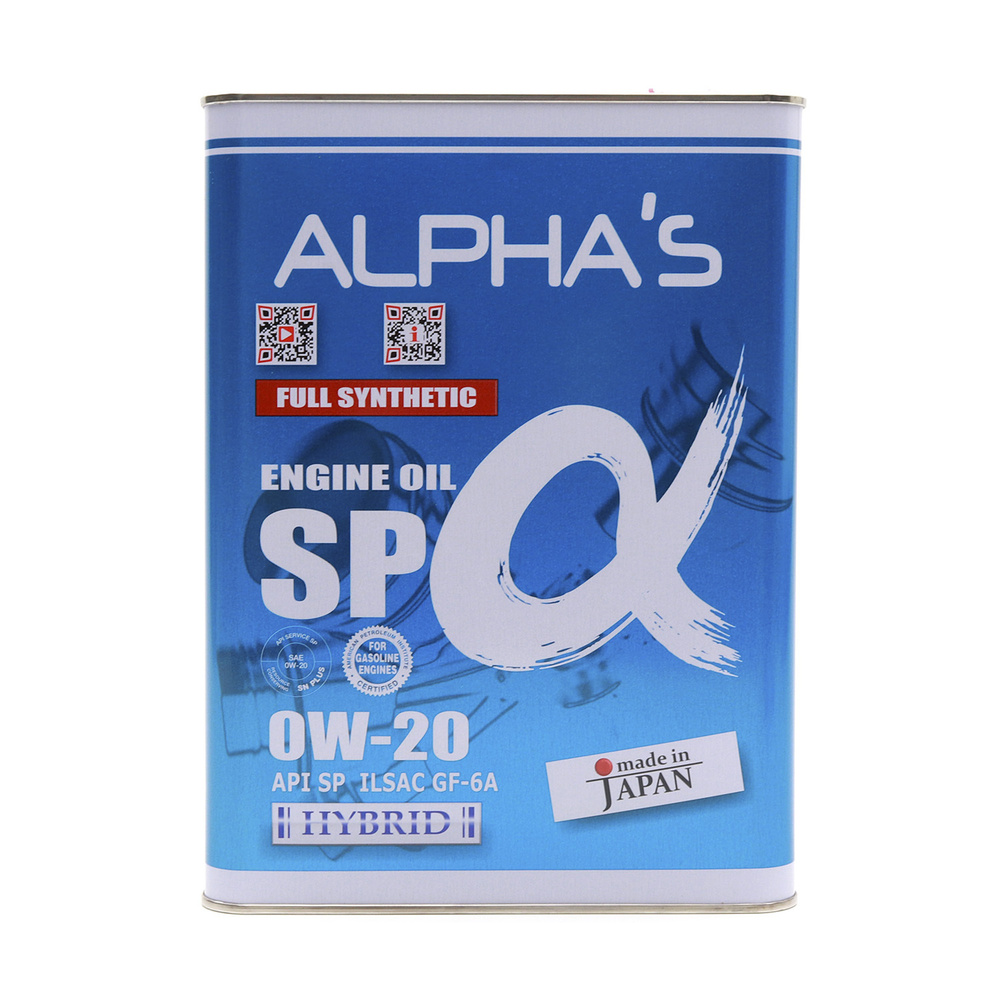 ALPHAS 0W-20 Масло моторное, Синтетическое, 4 л #1