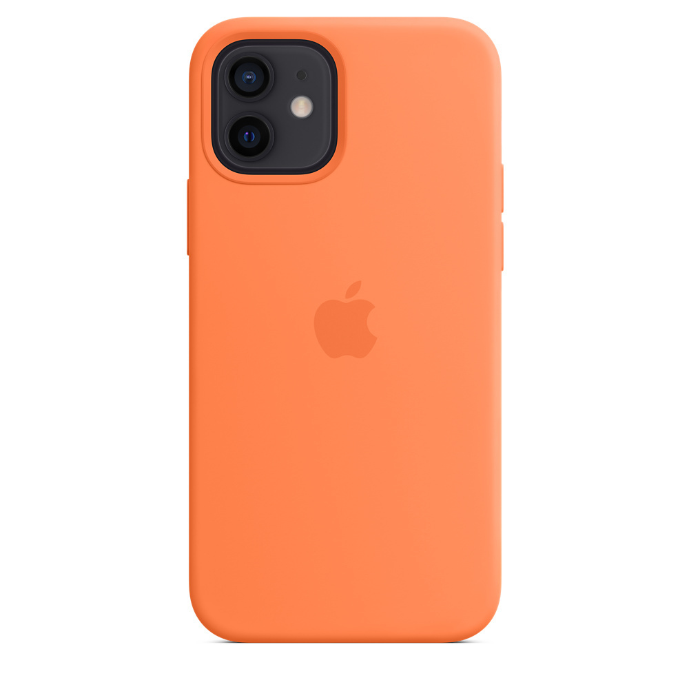 Чехол силиконовый МagSafe для iPhone 12 mini / На Айфон 12 мини / Silicone  Case with MagSafe - Kumquat / Оранжевый - купить с доставкой по выгодным  ценам в интернет-магазине OZON (841842083)