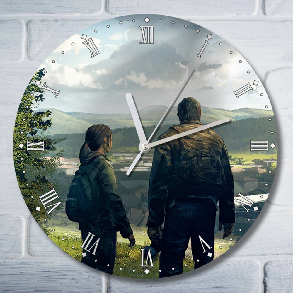 Настенные часы УФ игры the last of us 2 одни из нас 2 (ласт оф ас 2 ...