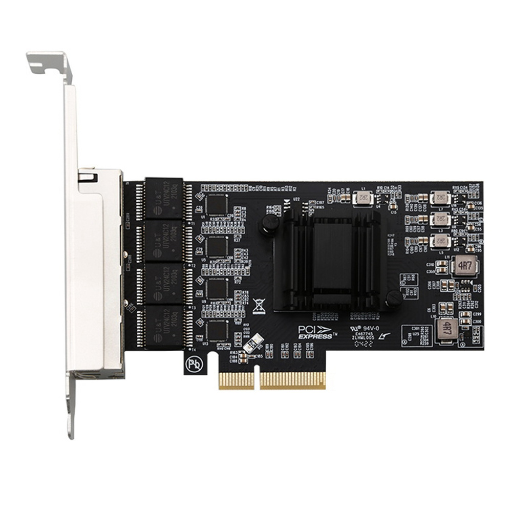 PCIE X4 Gigabit Ethernet сетевая карта 4 порта 2.5G серверная сетевая ...