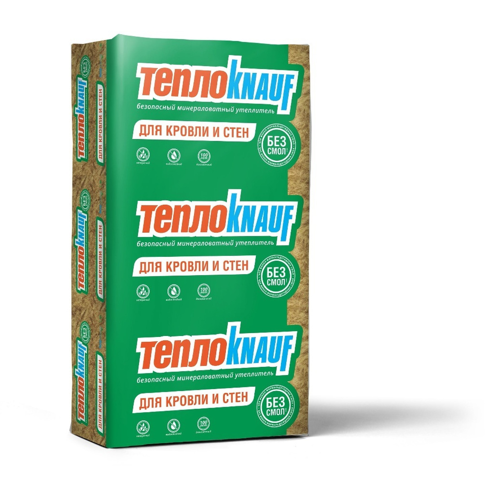 Утеплитель из стекловолокна Knauf Коттедж ТS 037 16х1230х610х50мм, 12м2, 0,6м3  #1