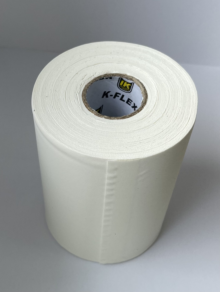 K-Flex Комплект монтажных лент Лента виниловая белая без липкого слоя 100 мм x 25 м, 1 шт  #1
