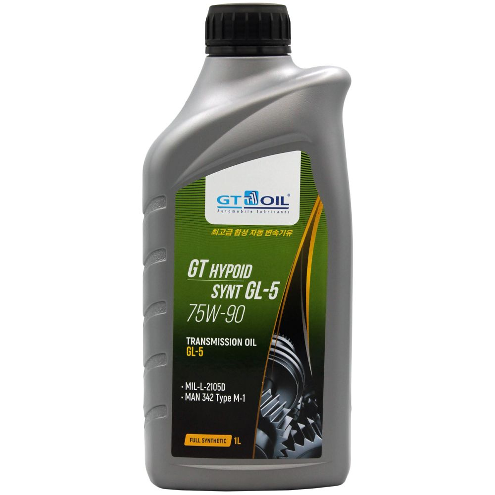 Масло трансмиссионное GT OIL Hypoid Synt 75W-90 GL-5 синтетика 1 л ...