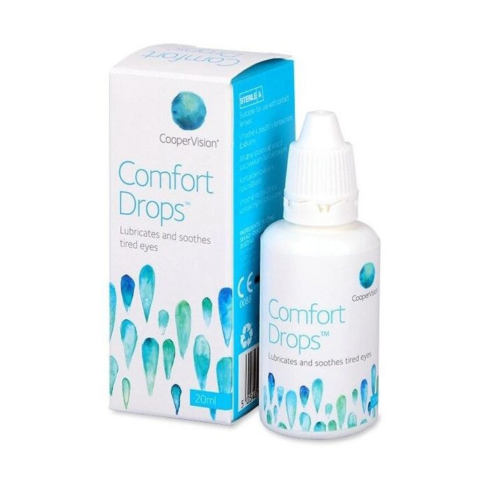 Увлажняющие капли для глаз CooperVision Comfort Drops 20 мл - купить с ...