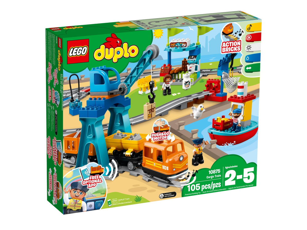 LEGO DUPLO Cargo Train 105 2 10875