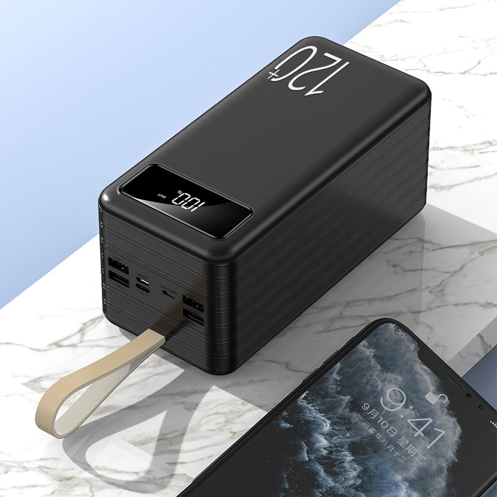 Внешний аккумулятор (Power Bank) hei-120000mAh - купить по выгодным ценам в  интернет-магазине OZON (1239198757)