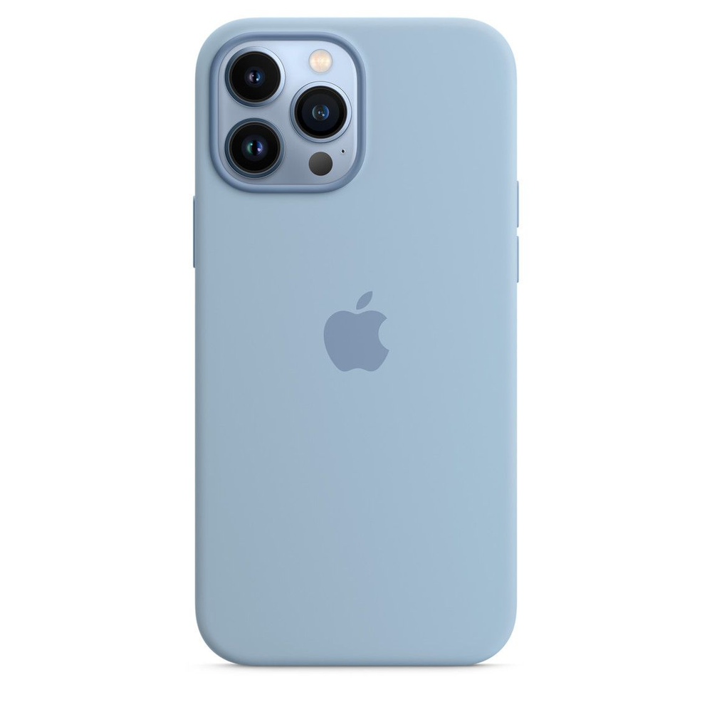 Силиконовый чехол для iPhone 13 Pro / Silicone Case with MagSafe / Голубой  - купить с доставкой по выгодным ценам в интернет-магазине OZON (791855758)