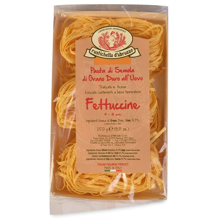 Макаронные изделия яичные Fettuccine, Rustichella D Abruzzo, 250 г, Италия  #1