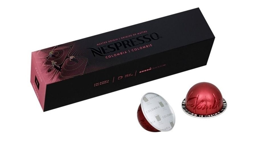 Оригинальные капсулы Nespresso, система Vertuo вкус Colombia, 10 капсул ...
