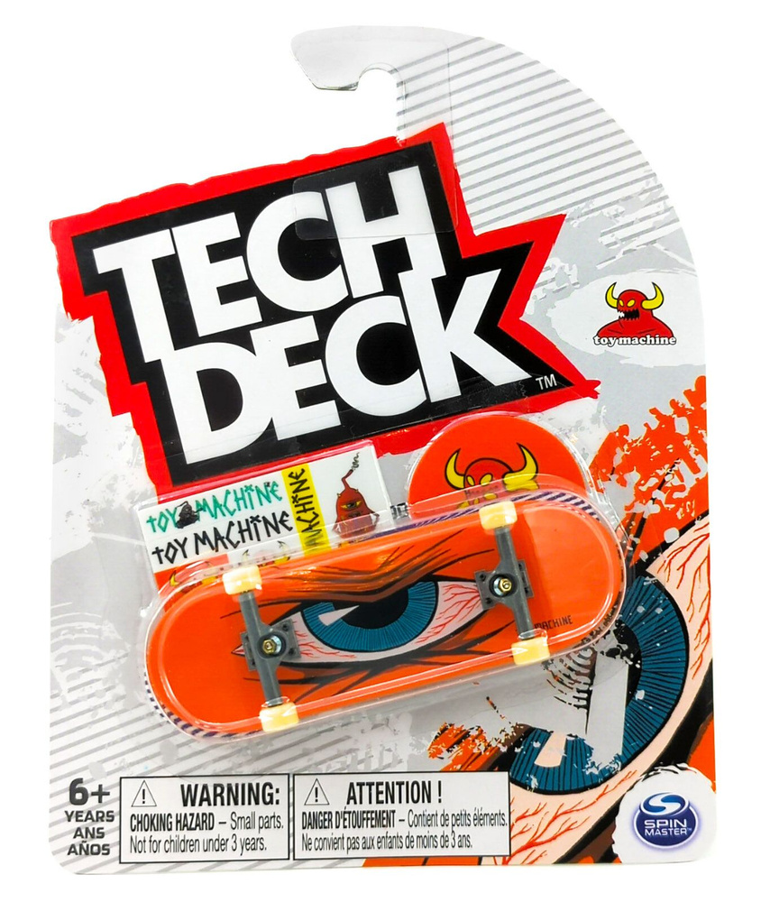 Фингерборд Tech Deck Toy Machine "Mad Eye Orange" #1