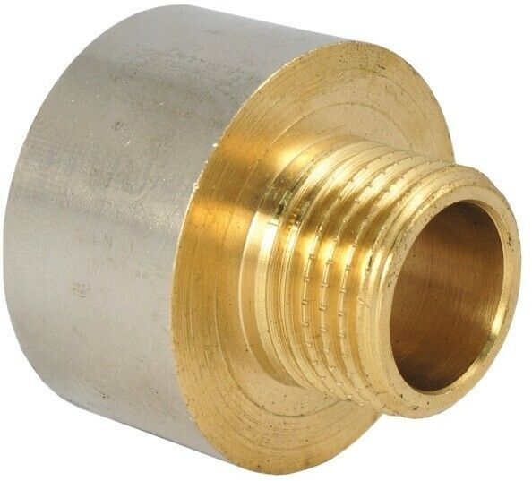 Переходник латунный с ребордой 1 1/4"х1" внутренняя-наружная резьба ...