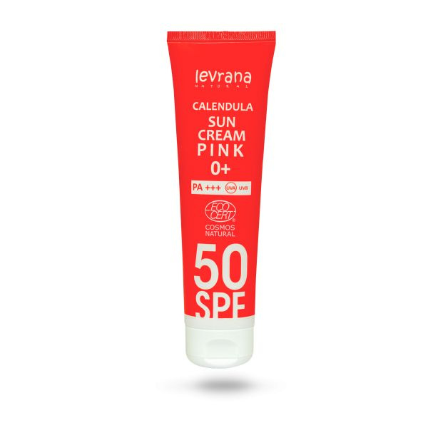 Солнцезащитный крем для лица и тела "Календула 50SPF PINK 0+", 100 мл, Levrana  #1