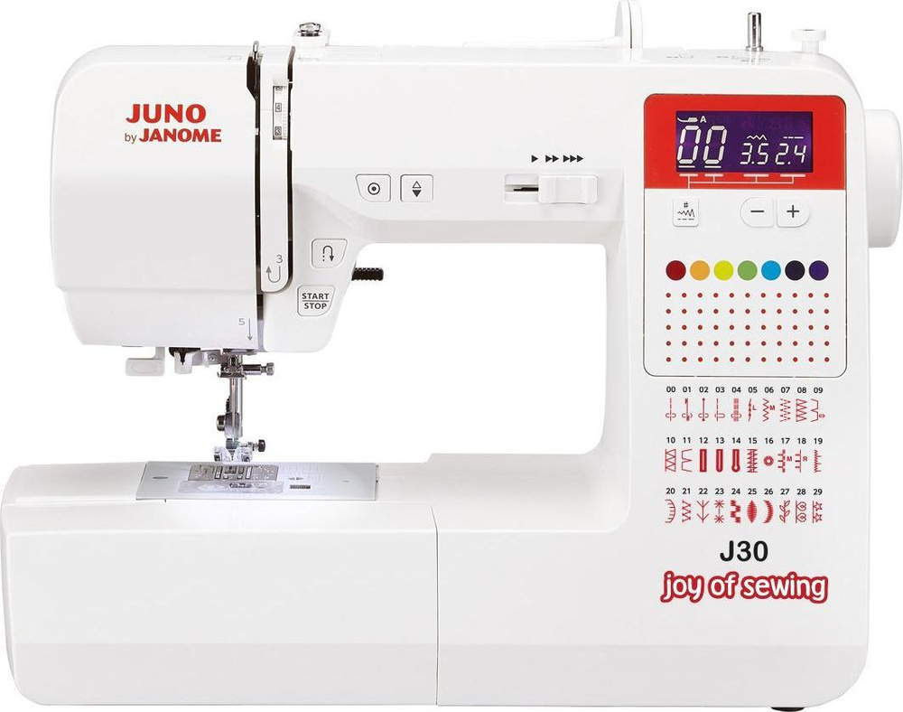 Швейная машина Janome Juno J30 - купить по низким ценам с доставкой в  интернет-магазине OZON (1365220002)