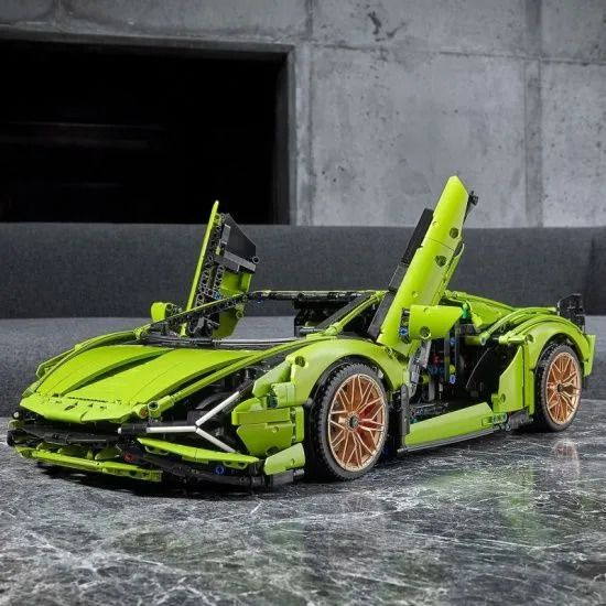 Конструктор сборная модель автомобиля Техника "Lamborghini Sin FKP 37" для детей и взрослых, мальчика, #1