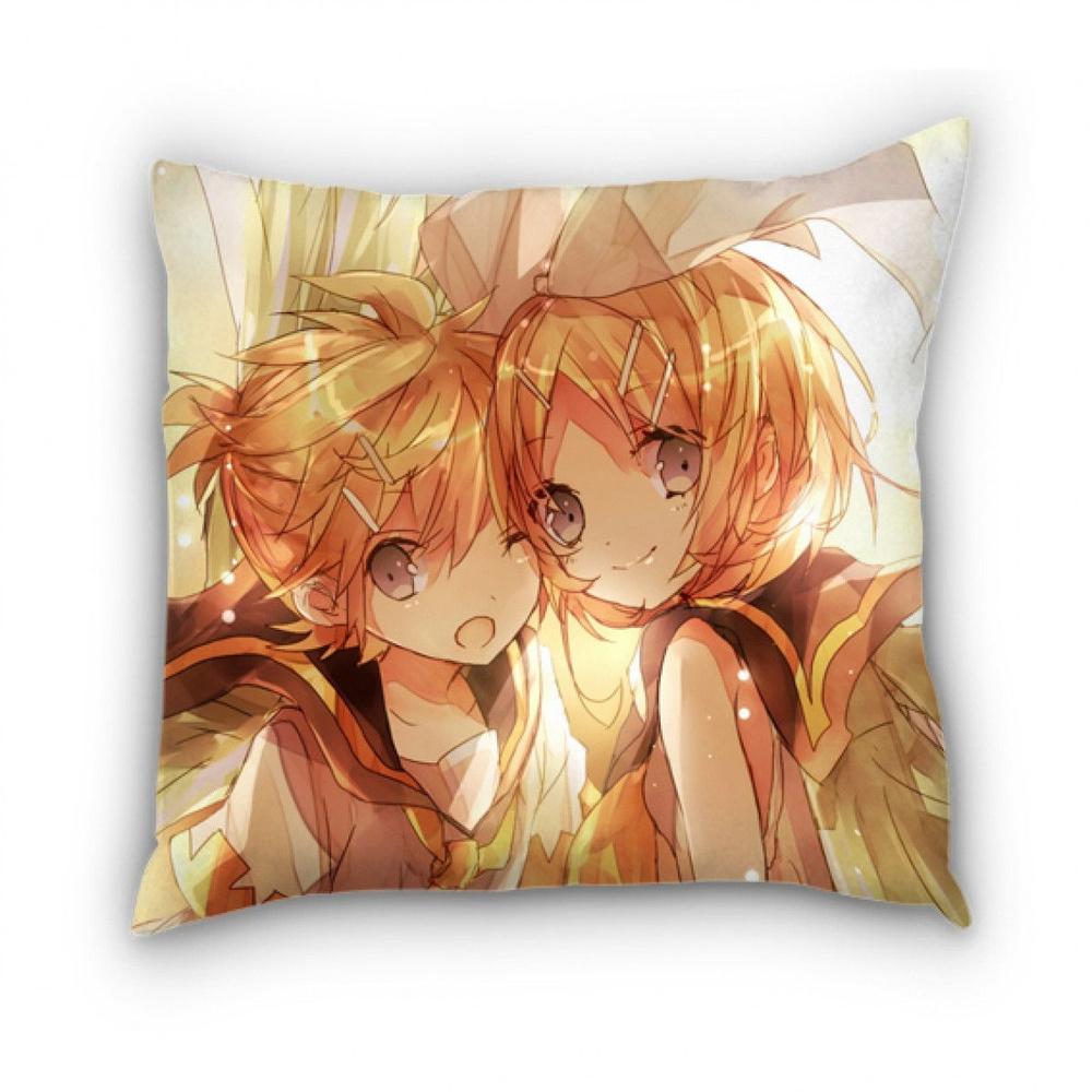 Подушка Кагаминэ Лен и Рин / Kagamine Rin and Len 30x40 - купить по низкой  цене в интернет-магазине OZON (800730583)