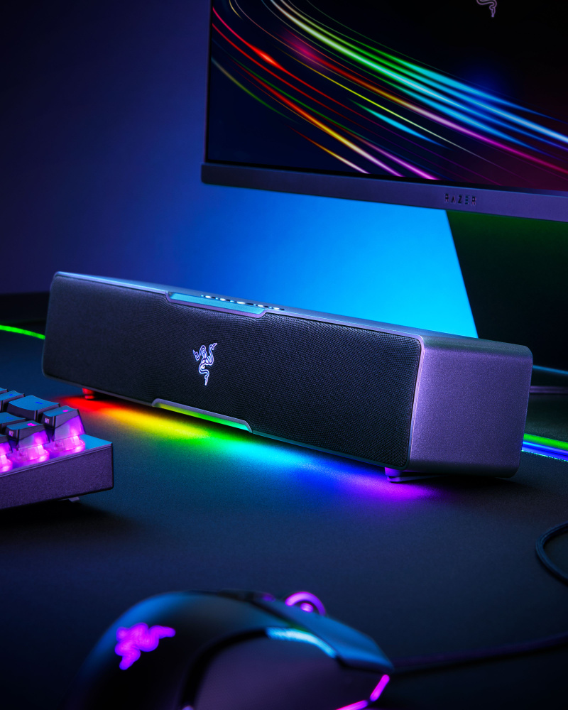 Саундбар для ПК Razer Leviathan V2 X, Bluetooth 5.0, USB Type C, Подсветка  RGB 14 зон, SPL 90 дБ