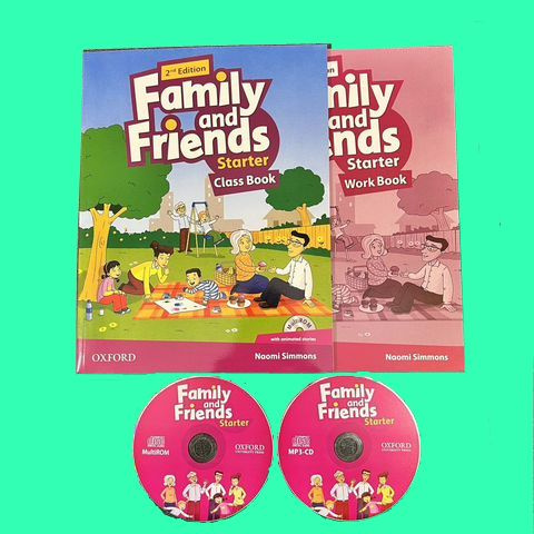 Family And Friends Starter КОМПЛЕКТ Учебник+Тетрадь +QR-Код+CD 2nd.