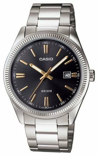 Наручные часы Casio MTP-1302D-1A2 с индикацией числа + батарейка в подарок  #1