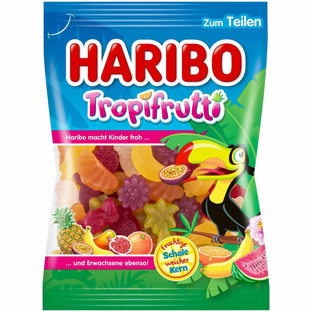 Мармелад жевательный HARIBO Tropifrutti 1 уп. 175 гр. - купить с доставкой  по выгодным ценам в интернет-магазине OZON (819886594)