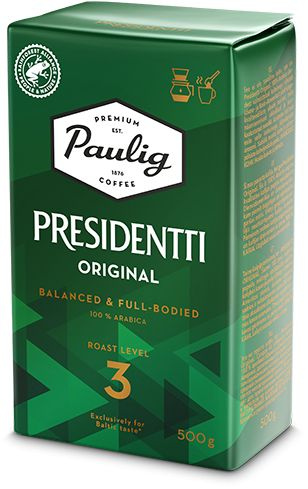 Кофе молотый Paulig Presidentti Originale №3, 500 гр. #1
