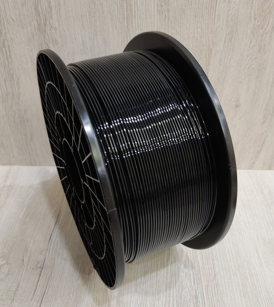 Пластик для 3d принтера, PETG 1,75мм черный 1кг - купить с доставкой по ...