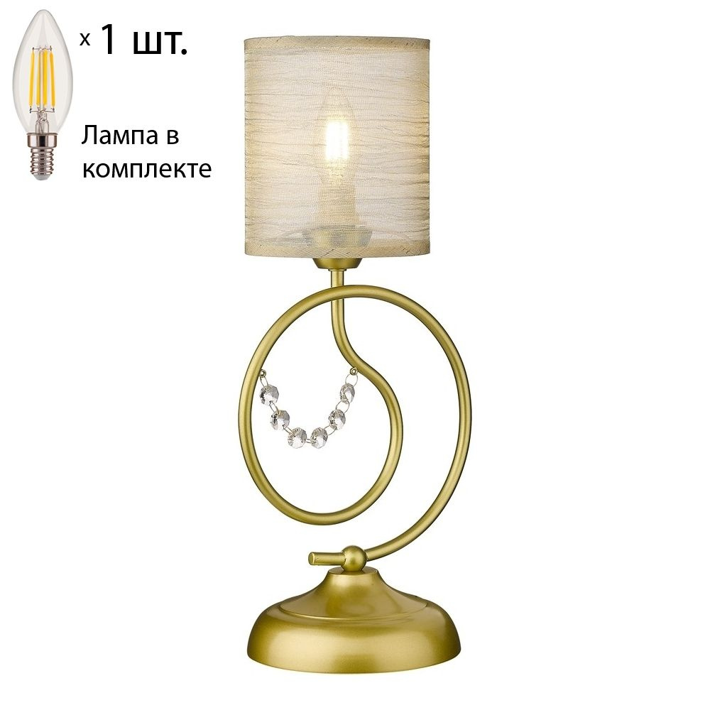 Настольная лампа с лампочкой Velante 290-304-01Lamps E14 Свеча #1