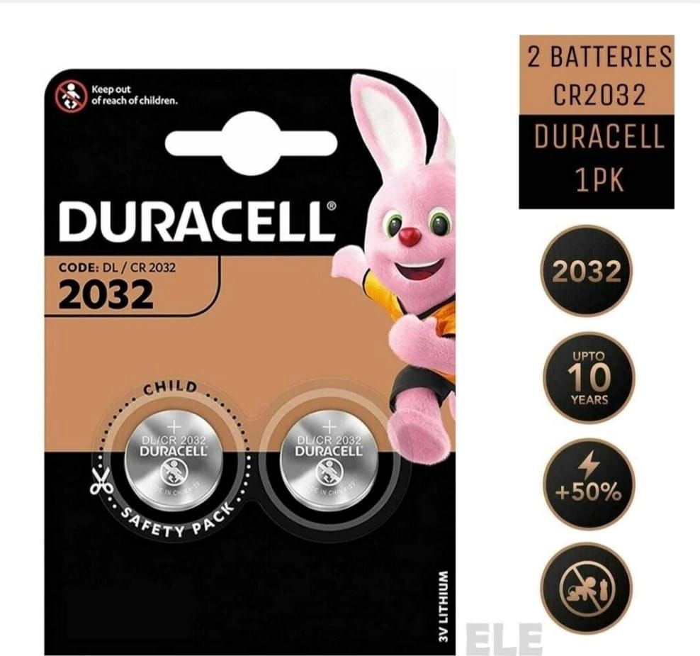 Батарейки литиевые Duracell Specialty, тип CR2032, 3В, 2шт #1
