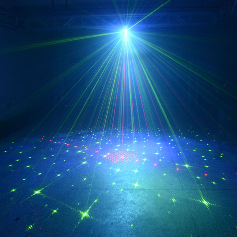 Мини лазерный проектор 60 рисунков. Светомузыка (Цветомузыка) с пультом ...