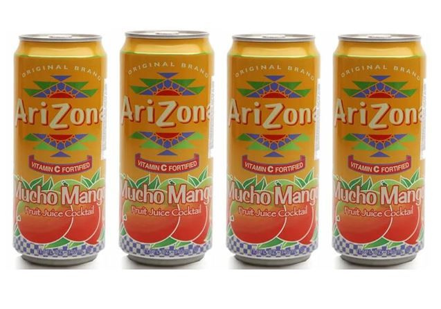 Холодный чай Arizona Mucho Mango (Аризона Мучо Манго), 340 мл * 4 шт, США  #1