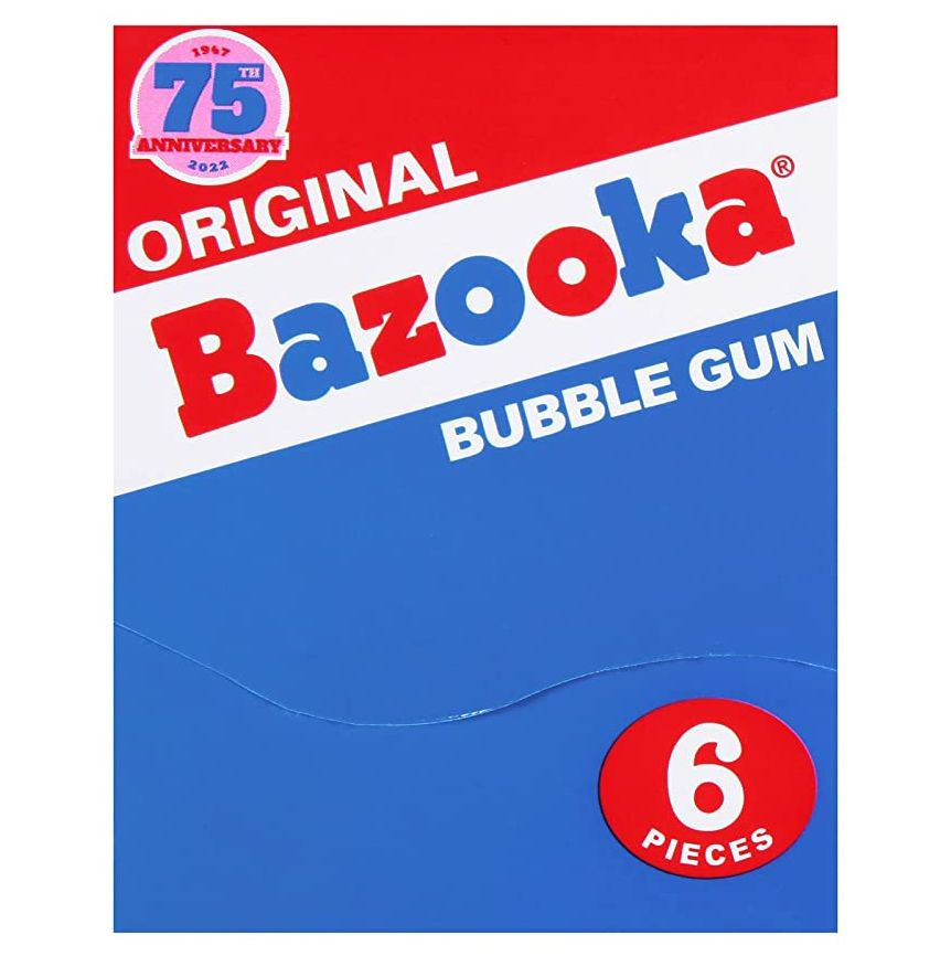 Жевательная резинка Bazooka Bubble Gum Original оригинальный вкус ...