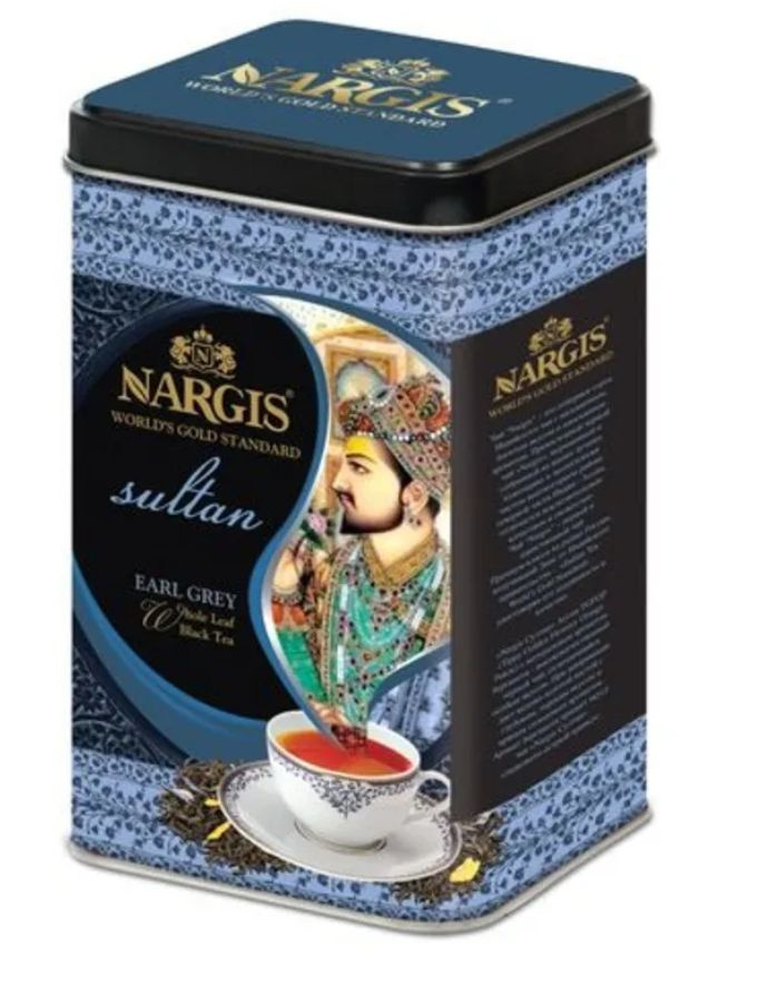 Nargis Чай листовой черный Sultan Assam с бергамотом,200 г - купить с ...